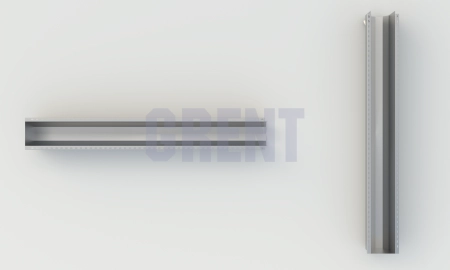 Лоток водоотводный мостовой GRENT MosT подвесной 300 торцевой