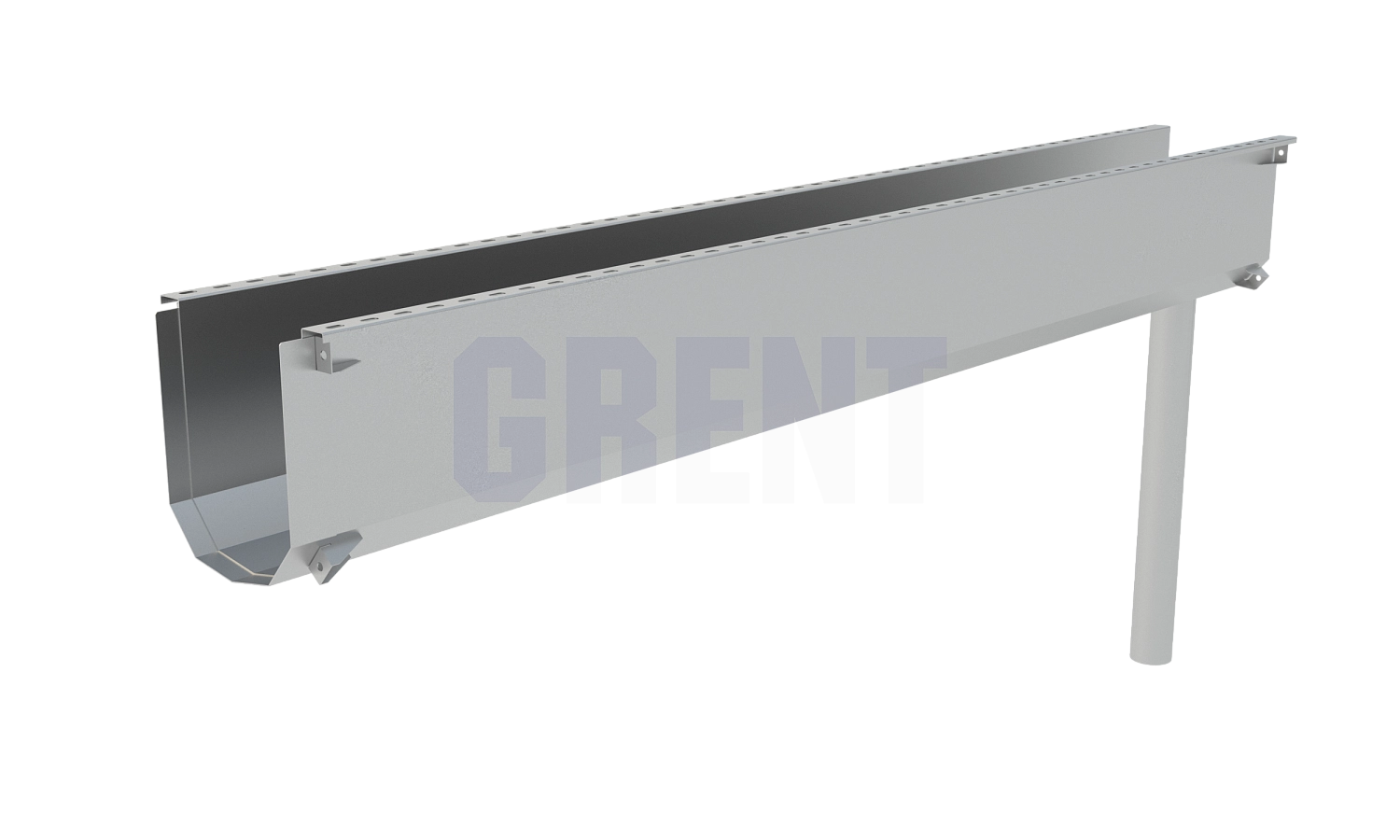 Лоток водоотводный мостовой GRENT MosT подвесной 250 выпускной