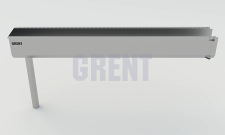 Лоток водоотводный мостовой GRENT MosT подвесной 200 выпускной торцевой