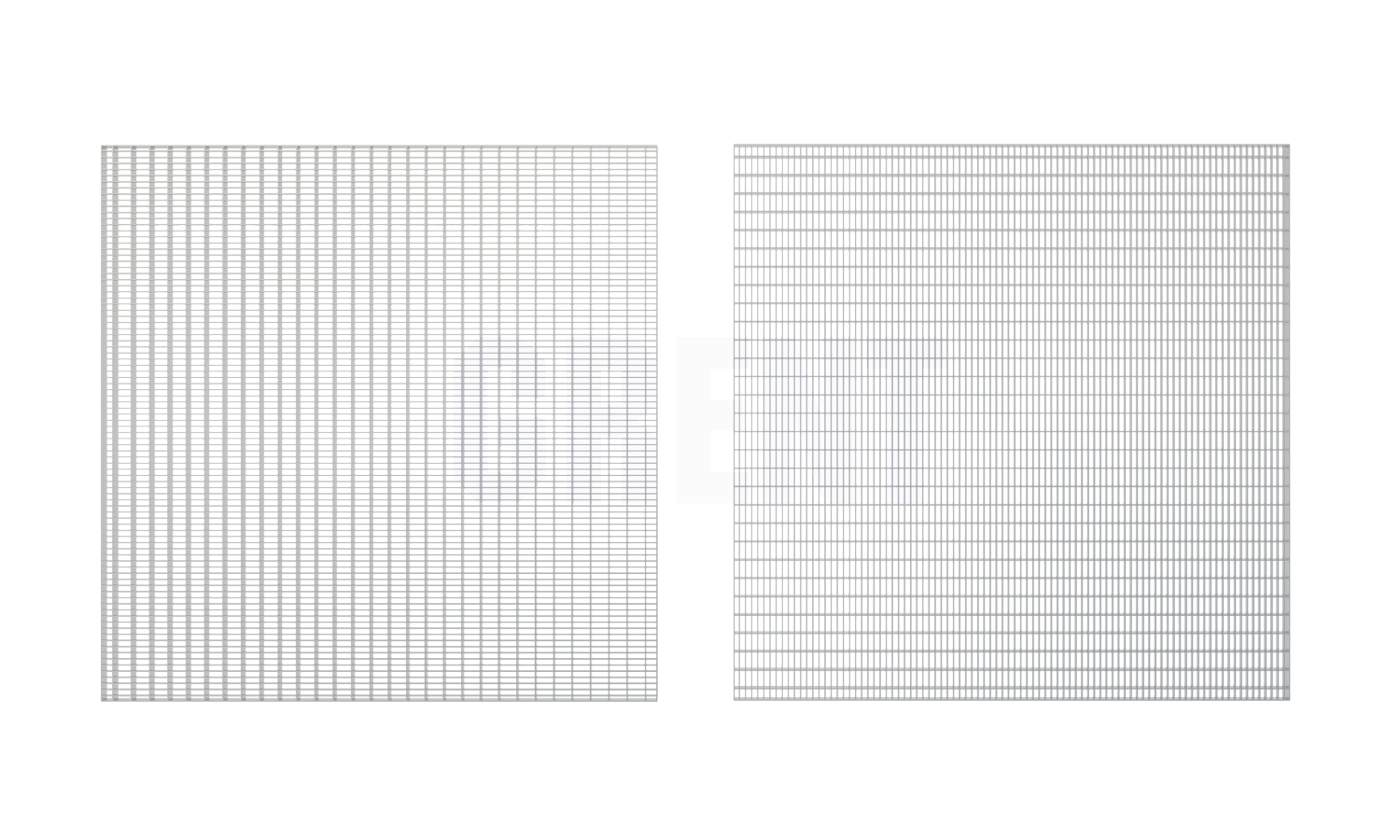 Прессованный настил из нержавеющей стали GRENT 33х33 1000х1000