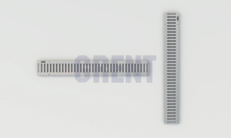 Штампованная решетка водоотводная из оцинкованной стали GRENT PlasT 100 