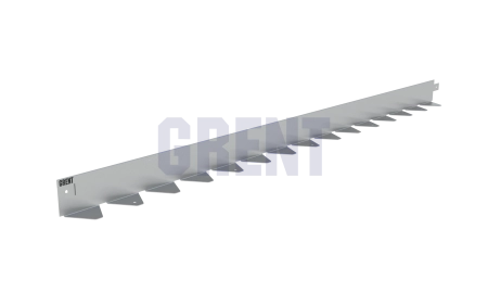 Бордюр стальной GRENT BR L-образный 2400*60, 1,5, оцинкованный