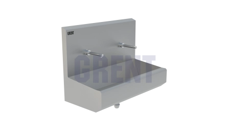 Умывальник 2-секционный подвесной GRENT-P-02