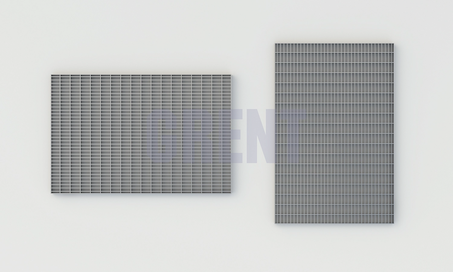 Прессованный настил из нержавеющей стали GRENT 33х11 390х590