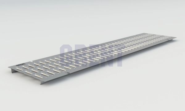 Штампованная решетка водоотводная из оцинкованной стали GRENT PlasT 200