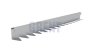 Бордюр стальной GRENT BR L-образный 1200*100, 1,5, нержавеющий