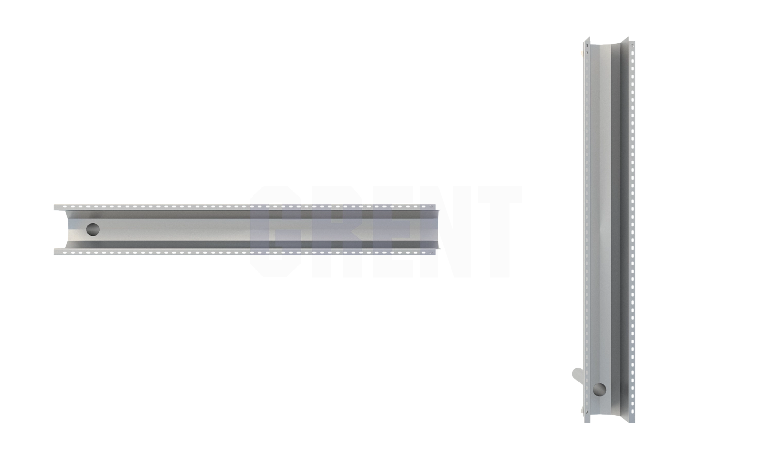 Лоток водоотводный мостовой GRENT MosT подвесной 250 выпускной
