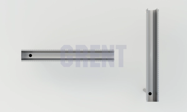 Лоток водоотводный мостовой GRENT MosT подвесной 150 выпускной торцевой