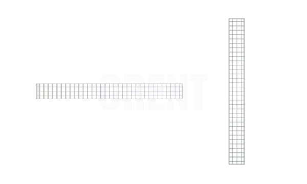 Решетка ячеистая из нержавеющей стали GRENT S 230