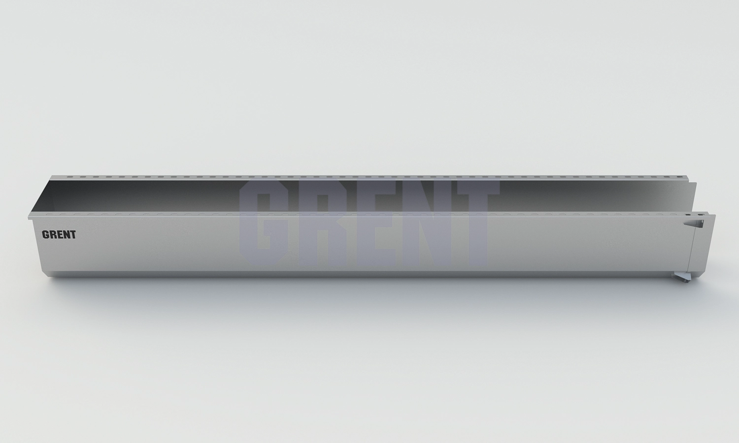 Лоток водоотводный мостовой GRENT MosT подвесной 300 торцевой