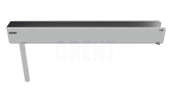 Лоток водоотводный мостовой GRENT MosT подвесной 400 выпускной торцевой