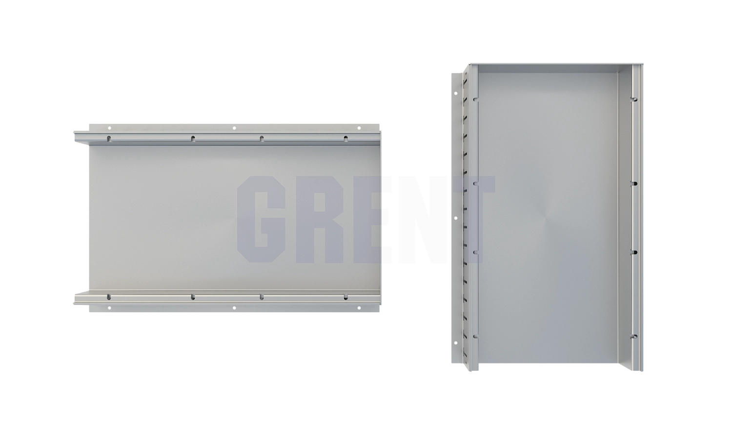 Лоток водоотводный мостовой GRENT MosT 500 торцевой