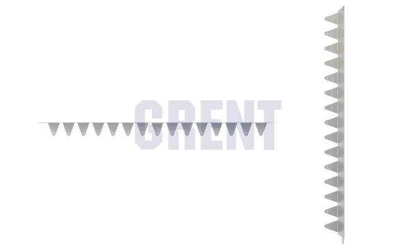 Бордюр стальной GRENT BR L-образный 1200*150, 1,5, оцинкованный