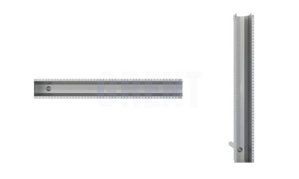 Лоток водоотводный мостовой GRENT MosT подвесной 400 выпускной торцевой