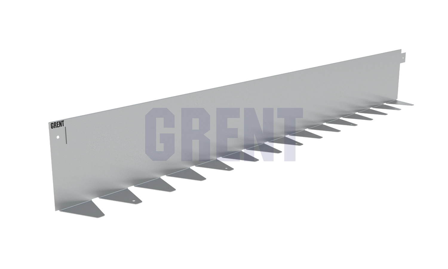 Бордюр стальной GRENT BR L-образный 1200*200, 1,5, нержавеющий