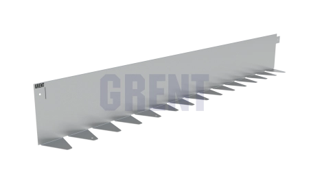 Бордюр стальной GRENT BR L-образный 1200*200, 1,5, нержавеющий