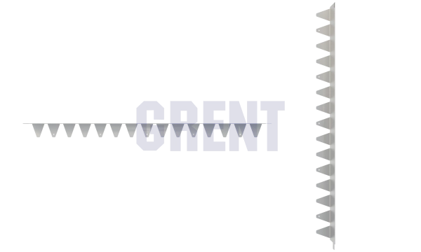 Бордюр стальной GRENT BR L-образный 1200*120, 1,5, оцинкованный