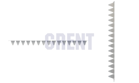 Бордюр стальной GRENT BR L-образный 1200*100, 1,5, нержавеющий