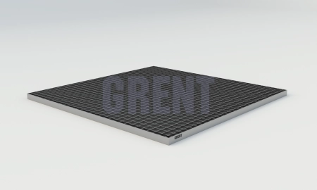 Сварной настил из нержавеющей стали GRENT 33х33 1000х1000