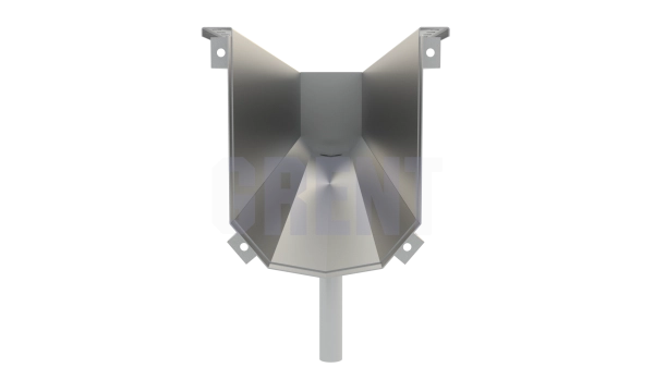 Лоток водоотводный мостовой GRENT MosT подвесной 400 выпускной торцевой