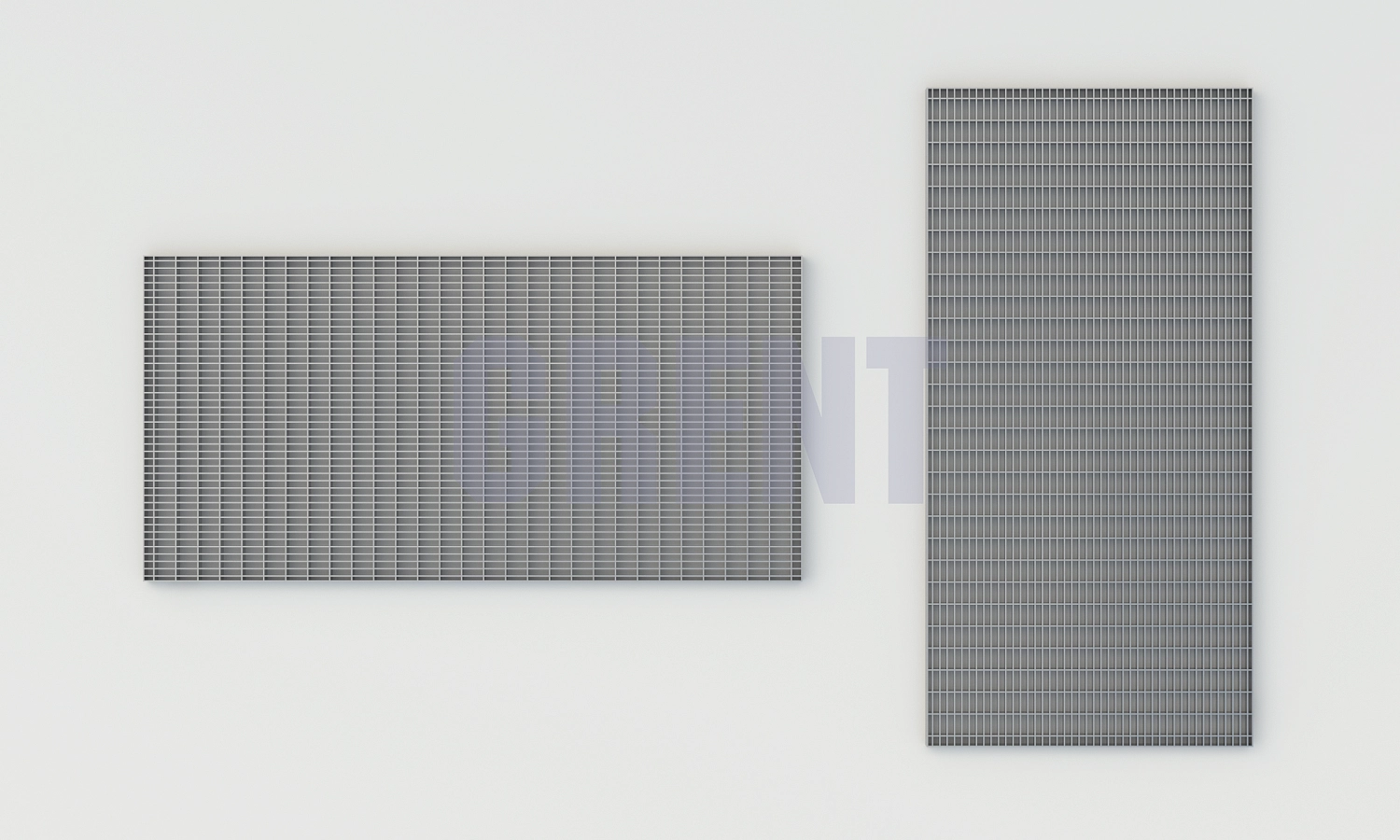 Прессованный настил из нержавеющей стали GRENT 33х11 490х990