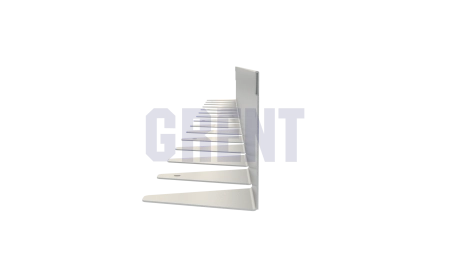 Бордюр стальной GRENT BR L-образный 1200*80, 1,5, оцинкованный