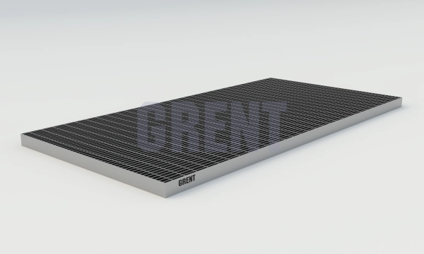 Прессованный настил из нержавеющей стали GRENT 33х11 500х1000