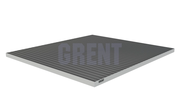 Прессованный настил из нержавеющей стали GRENT 33х11 900х1000