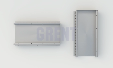 Лоток водоотводный мостовой GRENT MosT 400 торцевой