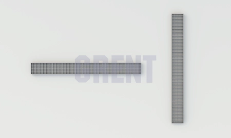 Решетка ячеистая из нержавеющей стали GRENT S 230 ПС 