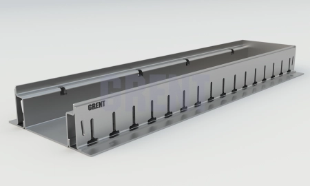 Лоток водоотводный мостовой GRENT MosT 160 торцевой