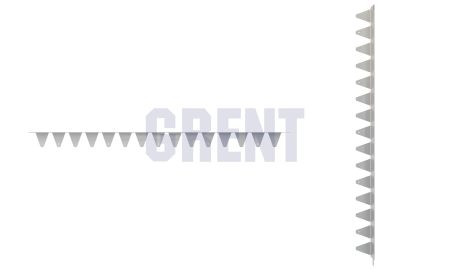 Бордюр стальной GRENT BR L-образный 1200*80, 1,5, оцинкованный