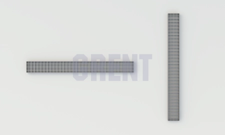 Решетка ячеистая из нержавеющей стали GRENT S 80 