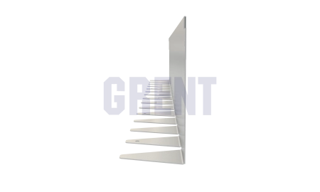 Бордюр стальной GRENT BR L-образный 1200*200, 1,5, нержавеющий