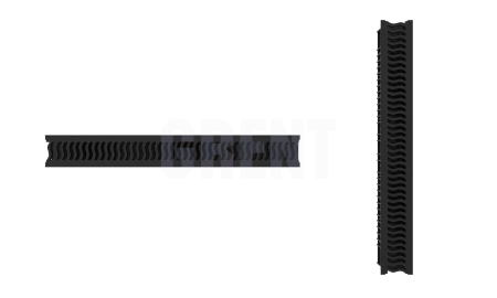 Лоток пластиковый GRENT PlasT EcoP DN100 H100 с решеткой пластиковой