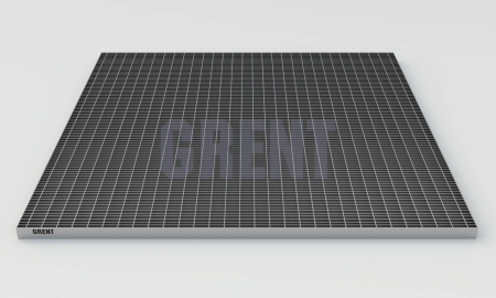 Прессованный настил из нержавеющей стали GRENT 33х11 1000х1000